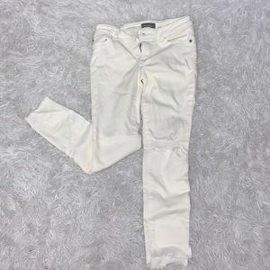 skinny white ripped jeans